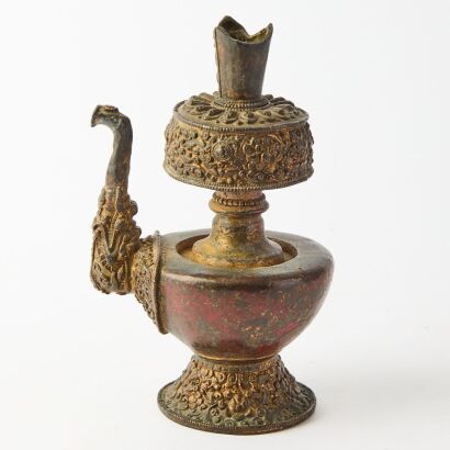 A Chinese Old Bronze Oil Vessel