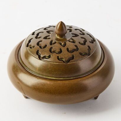 A Small Chinese Bronze Incense Diffuser