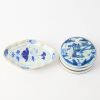 A Group of Six Chinese Qing Dynasty Blue and White Porcelain Items - 2