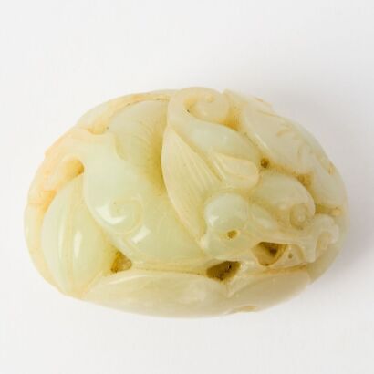 A Chinese Jade &lsquo;Dragon&rsquo; Carving