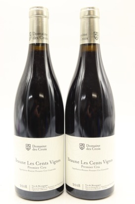(2) 2018 Domaine des Croix Cent Vignes, Beaune Premier Cru [JR16.5]