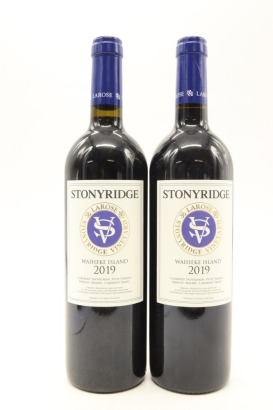 (2) 2019 Stonyridge Vineyard Larose, Waiheke Island [JR17]