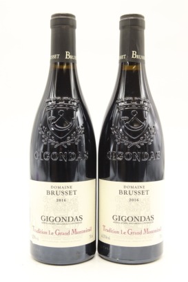 (2) 2016 Domaine Brusset Gigondas Tradition Le Grand Montmirail, Rhone [JR16.5]