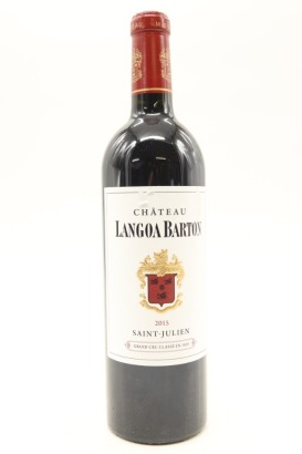 (1) 2015 Chateau Langoa-Barton, Saint-Julien [JR18]