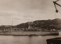 V.C. BROWNE Overseas Ship Leaving Wellington