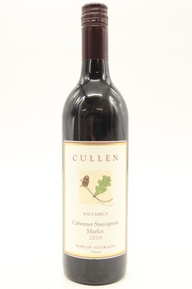 (1) 2018 Cullen Cabernet Sauvignon - Merlot, Wilyabrup