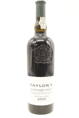 (1) 2003 Taylor Fladgate Vintage Port [JR18]