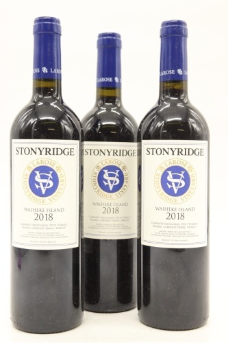 (3) 2018 Stonyridge Vineyard Larose, Waiheke Island [JR17]