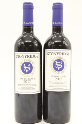 (2) 2015 Stonyridge Vineyard Larose, Waiheke Island