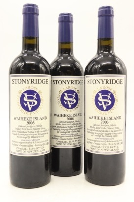(3) 2006 Stonyridge Vineyard Larose, Waiheke Island