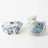 A Set of Two Asian Blue and White Water Droppers - 2