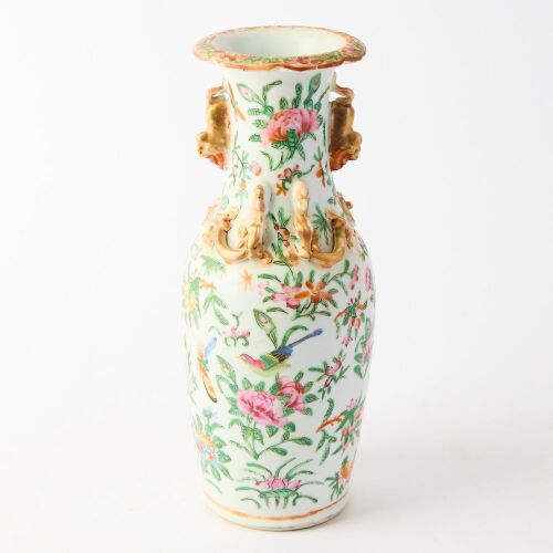 A Chinese Late Qing Canton Enamelled Vase