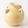 An Asian White-glazed Four-looped Jar