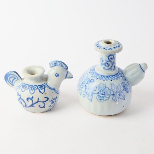 A Set of Two South Asian Small Watering Pots