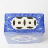 A Chinese Early 20th Century Blue and White Porcelain &lsquo;Lion&rsquo; Pillow - 2