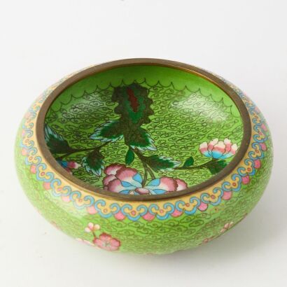 A Chinese 20th Century Cloisonn&eacute; Brush Washer