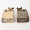 A Pair of 20th Century Chinese Qingtian Stone 'Ox' Seals - 2