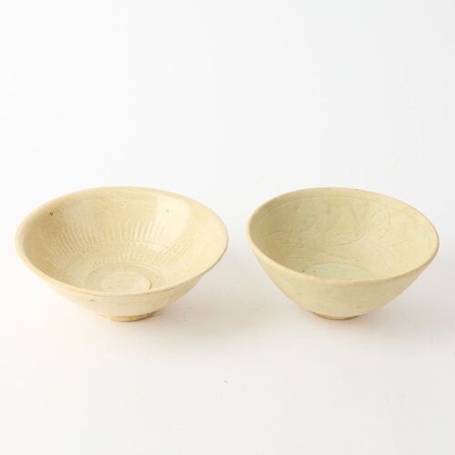 A Chinese Celadon Carved Bowl