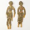 A Set of Two Thai Figure Plaques - 2