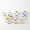 A Collection of Chinese Blue and White Bird Feeders - 2