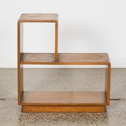 A Mid Century Stepped Storage Shelf