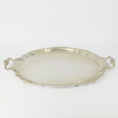 A Large Aluminium Serving Tray