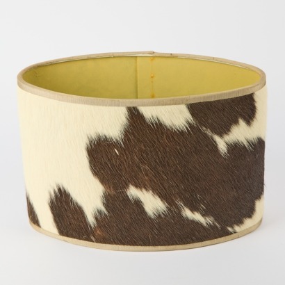 A Cow Hide Lampshade