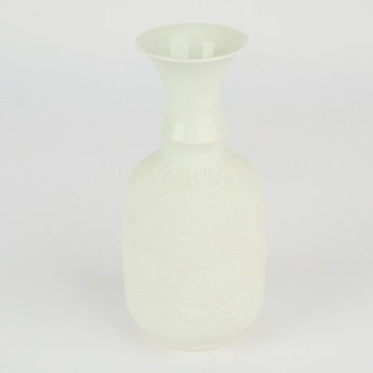 A Mid-Century German White Kaiser Porcelain Vase