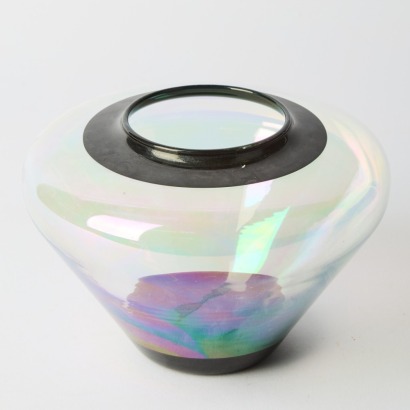 A Handmade Spanish Glass Vase