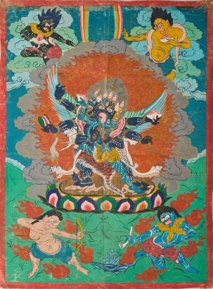 A Chinese Tibetan Thangka