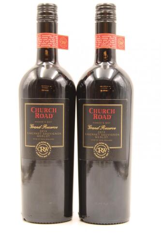 (2) 2013 Church Road Grand Reserve Cabernet Merlot, Hawkes Bay [BC95]