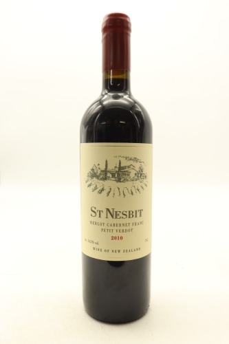 (1) 2010 St Nesbit Cabernet Merlot Petit Verdot, Auckland