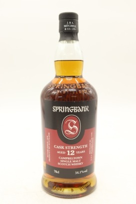 (1) Springbank 12 Year Old Cask Strength 2023 Release Single Malt Scotch Whisky, 54.1% ABV