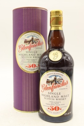 (1) Glenfarclas 30 Year Old Single Malt Scotch Whisky, 43% ABV (GB)
