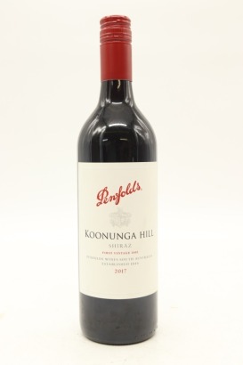 (1) 2017 Penfolds Koonunga Hill Cabernet Sauvignon, South Australia
