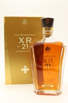 (1) Johnnie Walker 'John Walker & Sons XR' 21 Year Old Blended Malt Scotch Whisky, 40% ABV, 750ml (GB)