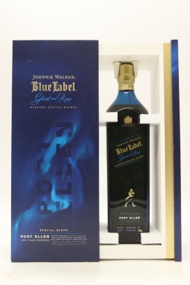 (1) Johnnie Walker Blue Label 'Ghost and Rare' Port Ellen Blended Scotch Whisky, 43.8% ABV, 1000ml (GB)