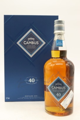 (1) Cambus 1975 Diageo Special Releases 40 Year Old Single Grain Scotch Whisky, 52.7% ABV (GB)