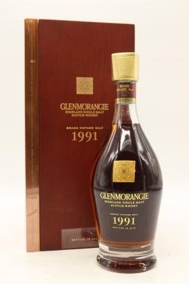 (1) 1991 Glenmorangie Grand Vintage Single Malt Scotch Whisky, 43% ABV (GB)