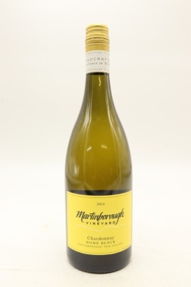 (1) 2014 Martinborough Vineyard Home Block Chardonnay, Martinborough