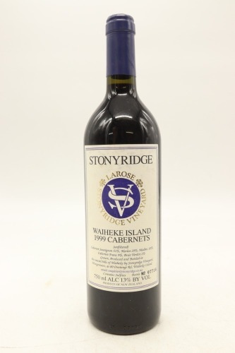 (1) 1999 Stonyridge Vineyard Larose, Waiheke Island