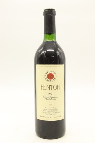(1) 1994 Fenton Cabernet Sauvignon - Merlot - Franc, Waiheke Island