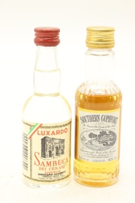 (1) Luxardo Sambuca & Southern Comfort Miniatures, 2 Bottles Sold as 1 Lot