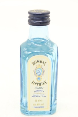 (1) Bombay Sapphire London Dry Gin, England, 40% ABV, 50ml