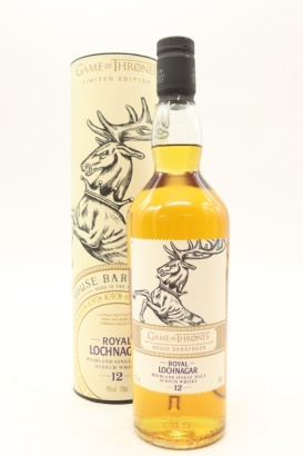 (1) Game of Thrones 'House Baratheon' Royal Lochnagar 12 Year Old Single Malt Scotch Whisky, 40% ABV (GB)