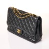 Chanel, Black Caviar Jumbo Classic Single Flap Bag - 2