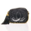 Chanel, Black Lambskin CC Tassel Camera Case