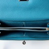 Herm&egrave;s, Blue Jean Epsom Kelly Longue Wallet - 4