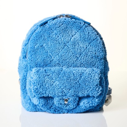 Chanel, Coco Beach Blue Backpack