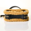 Chanel, CC Mania Shiny Crumpled Sheepskin Shearling Waist Bag - 3